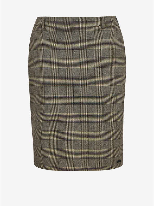 ZOOT.lab Svijetlo siva ženska karirana suknja METROOPOLIS by ZOOT.lab Fatima