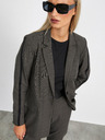 ZOOT.lab Tamno siva ženska karirana jakna METROOPOLIS by ZOOT.lab Blanche