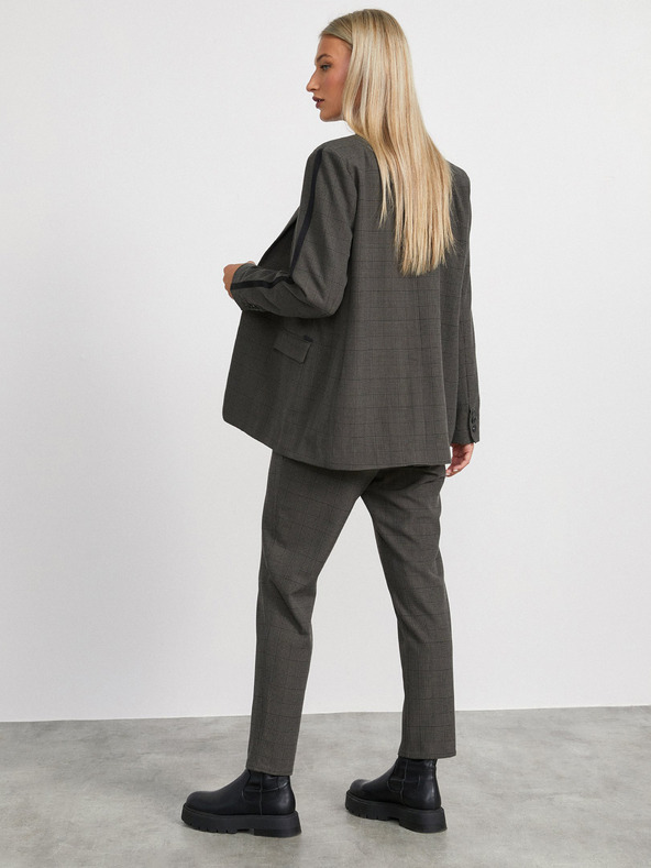 ZOOT.lab Tamno siva ženska karirana jakna METROOPOLIS by ZOOT.lab Blanche