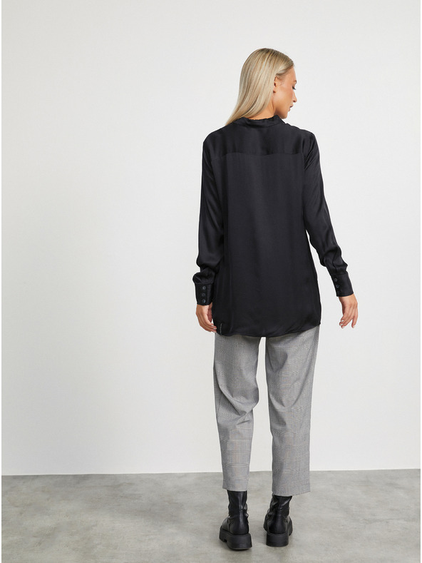 ZOOT.lab Crna ženska duga košulja METROOPOLIS by ZOOT.lab Angela