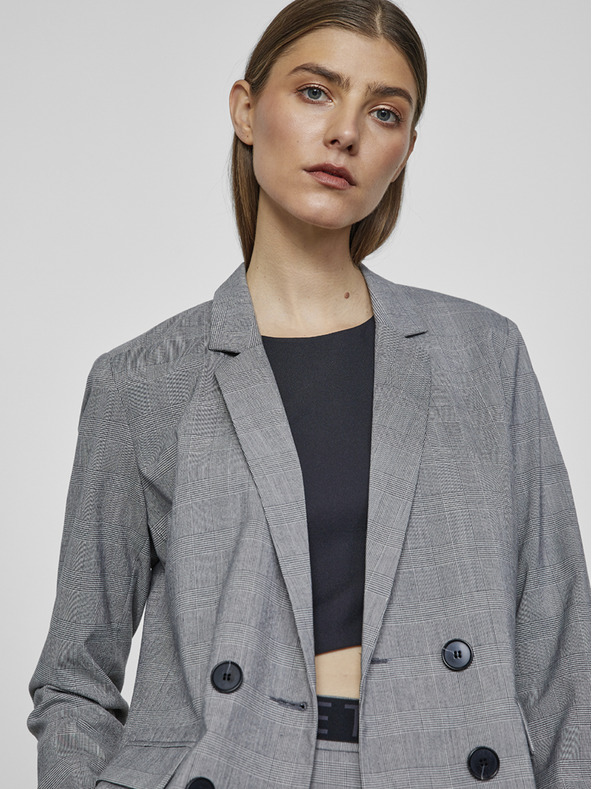 ZOOT.lab Svijetlo sivi ženski karirani sako METROOPOLIS by ZOOT.lab Sonia