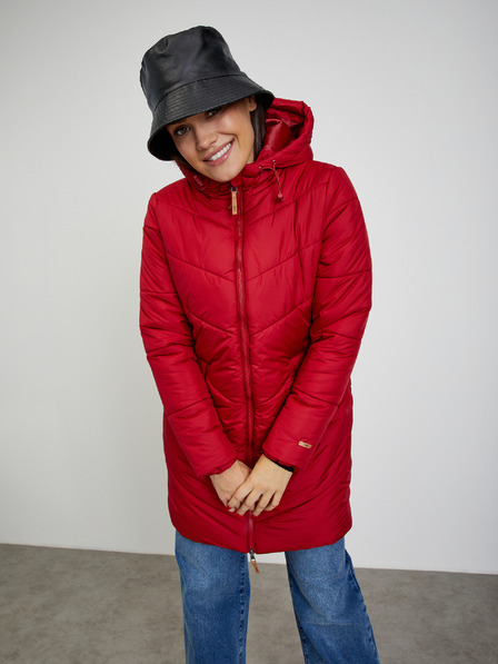 ZOOT.lab Crveni ženski prošiveni kaput ZOOT.lab