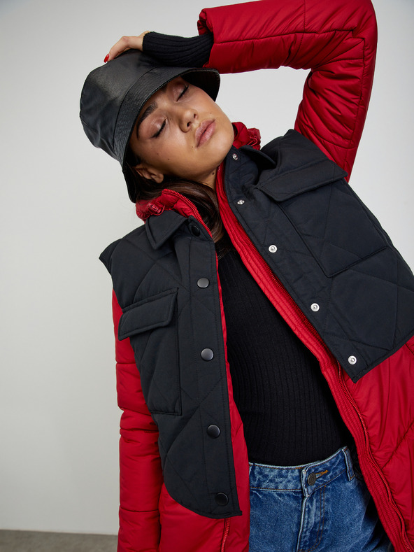 ZOOT.lab Crveni ženski prošiveni kaput ZOOT.lab