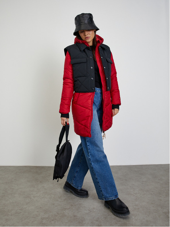 ZOOT.lab Crveni ženski prošiveni kaput ZOOT.lab