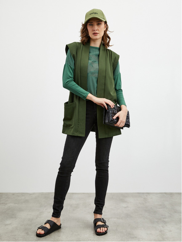 ZOOT.lab Zelena ženska majica s printom ZOOT.lab Rozy