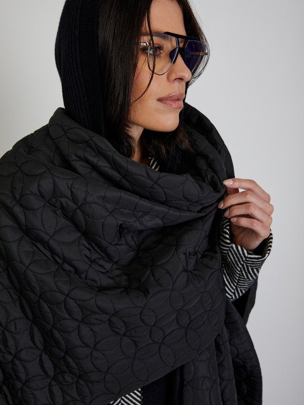 ZOOT.lab Bijelo-crni ženski zimski kaput s uzorkom ZOOT.lab Sherry