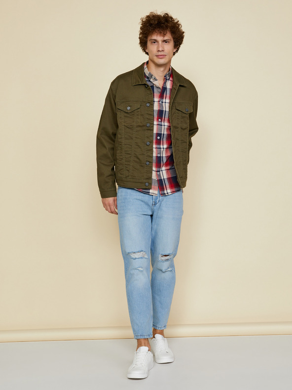 ZOOT.lab Bež-crvena muška kockasta košulja ZOOT.lab Ota