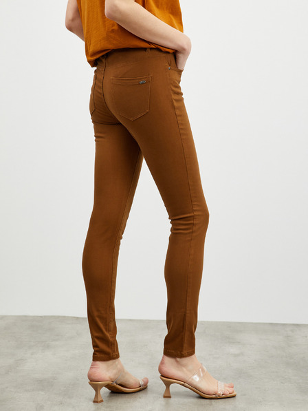 ZOOT.lab Smeđe ženske uske hlače ZOOT.lab Anna 2