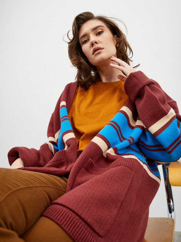 ZOOT.lab Smeđe ženske uske hlače ZOOT.lab Anna 2