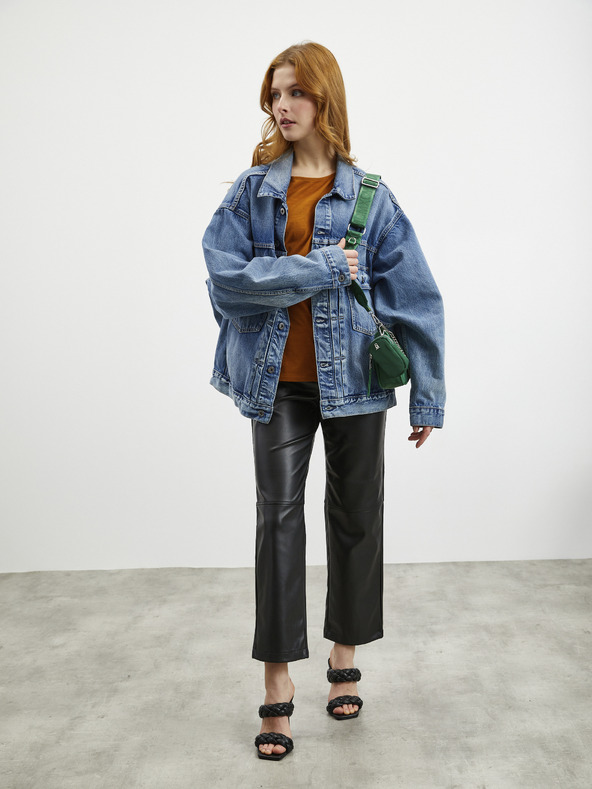 ZOOT.lab Smeđa ženska basic majica dugih rukava ZOOT.lab Evana