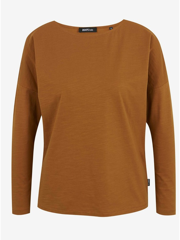 ZOOT.lab Smeđa ženska basic majica dugih rukava ZOOT.lab Evana