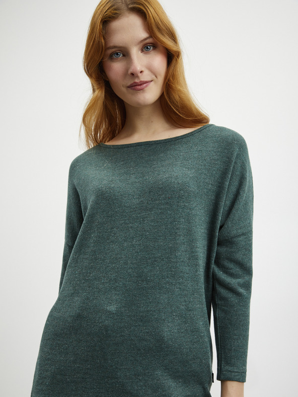 ZOOT.lab Tamnozelena ženska pletena majica ZOOT.lab Aria