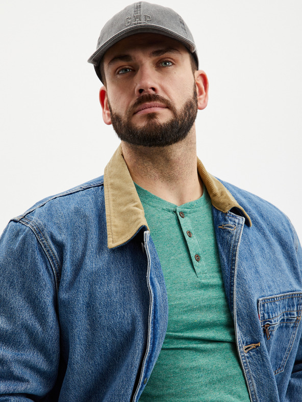 ZOOT.lab Zelena muška tigrasta majica s gumbima ZOOT.lab Diego