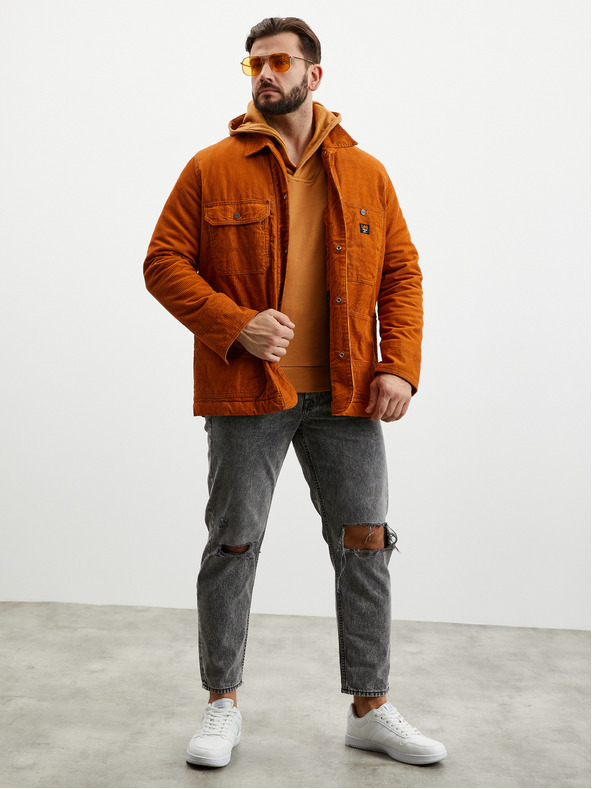 ZOOT.lab Smeđa muška base majica s kapuljačom ZOOT.lab Leoš