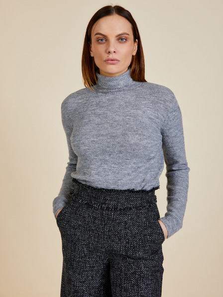 ZOOT.lab Siva ženska karirana dolčevita ZOOT.lab