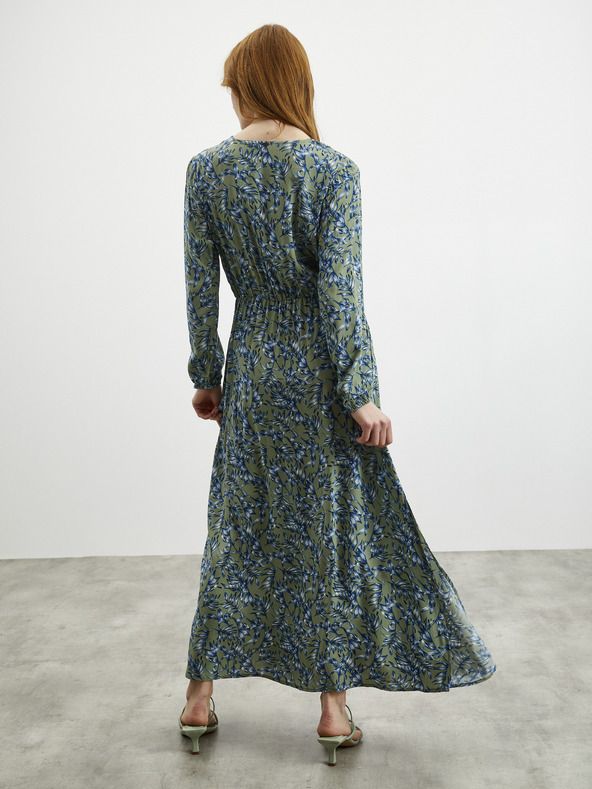 ZOOT.lab Plavo-zelena ženska duga haljina s uzorkom ZOOT.lab Eliane
