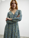 ZOOT.lab Plavo-zelena ženska duga haljina s uzorkom ZOOT.lab Eliane