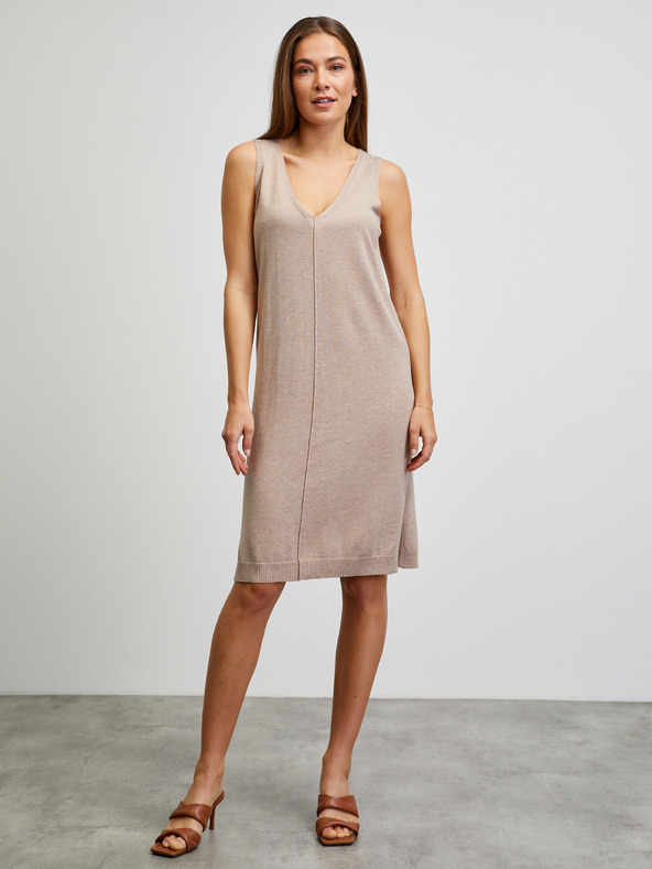 ZOOT.lab Bež pletena haljina METROOPOLIS by ZOOT.lab Berneta