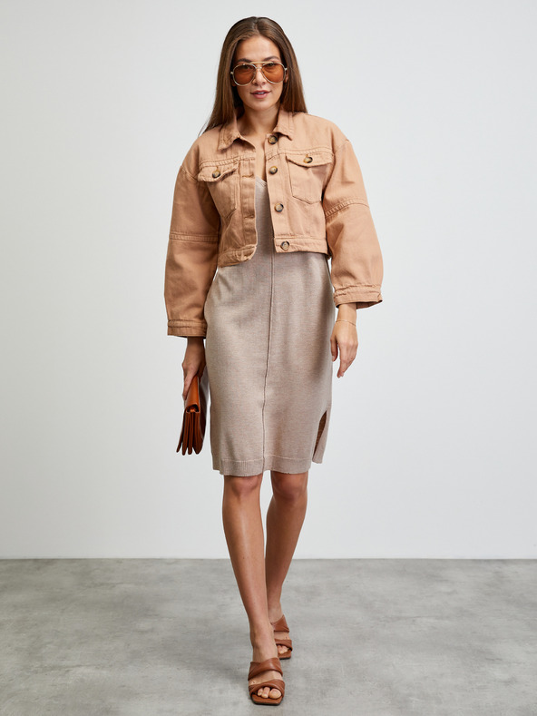 ZOOT.lab Bež pletena haljina METROOPOLIS by ZOOT.lab Berneta