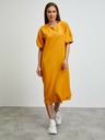 ZOOT.lab Narančasta osnovna haljina s balon rukavima METROOPOLIS by ZOOT.lab Vasilisa