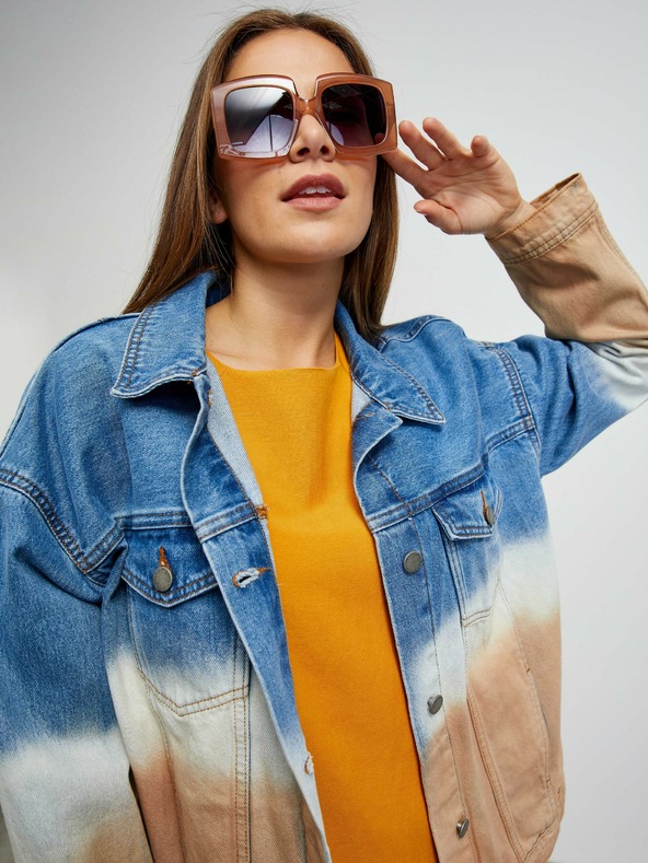 ZOOT.lab Narančasta osnovna haljina s balon rukavima METROOPOLIS by ZOOT.lab Vasilisa