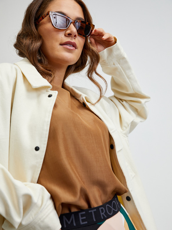 ZOOT.lab Smeđa osnovna majica ZOOT.lab Priscilla