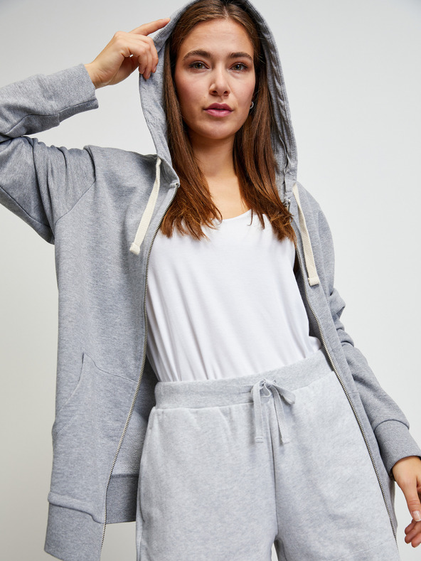 ZOOT.lab Svijetlo sive ženske kratke hlače od vrijeskaste trenirke METROOPOLIS by ZOOT.lab Gusta