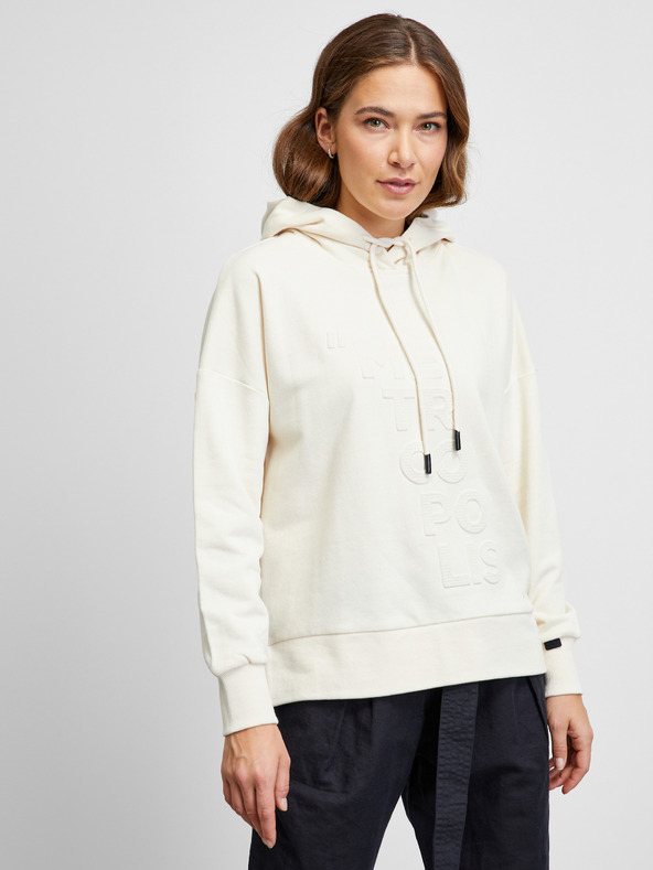 ZOOT.lab Krem hoodie METROOPOLIS by ZOOT.lab Nollan