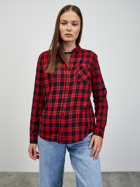 ZOOT.lab Crvena ženska kockasta košulja ZOOT.lab Doris