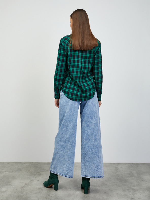 ZOOT.lab Zelena ženska kockasta košulja ZOOT.lab Doris