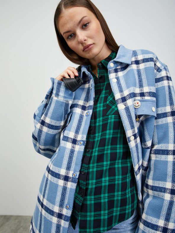 ZOOT.lab Zelena ženska kockasta košulja ZOOT.lab Doris