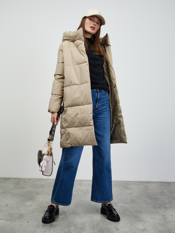 ZOOT.lab Bež ženski prošiveni kaput ZOOT.lab Estela