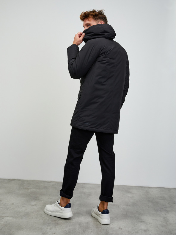 ZOOT.lab Crna muška parka s kapuljačom ZOOT.lab Charles