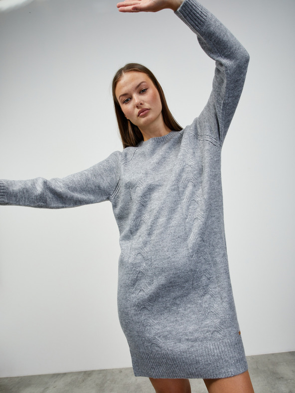 ZOOT.lab ZOOT.lab Amaya svijetlo siva džemper haljina