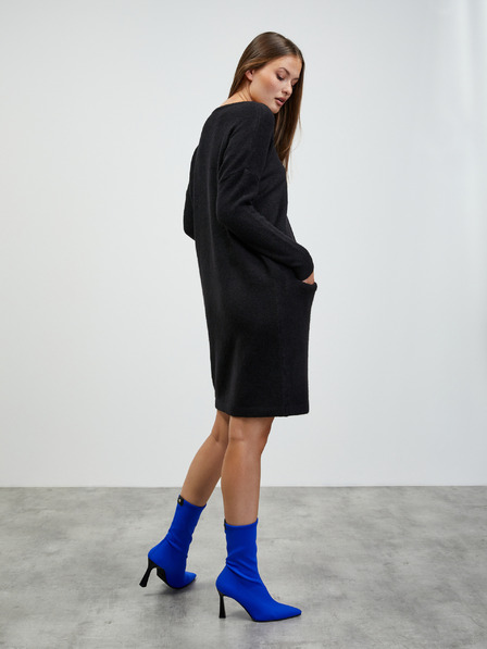 ZOOT.lab Crna džemper haljina sa dodatkom vune ZOOT.lab Dania