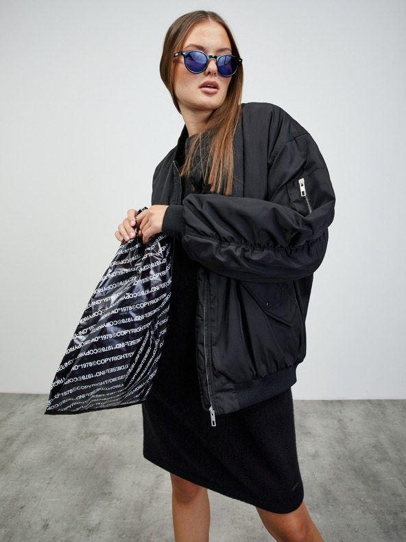 ZOOT.lab Crna džemper haljina sa dodatkom vune ZOOT.lab Dania