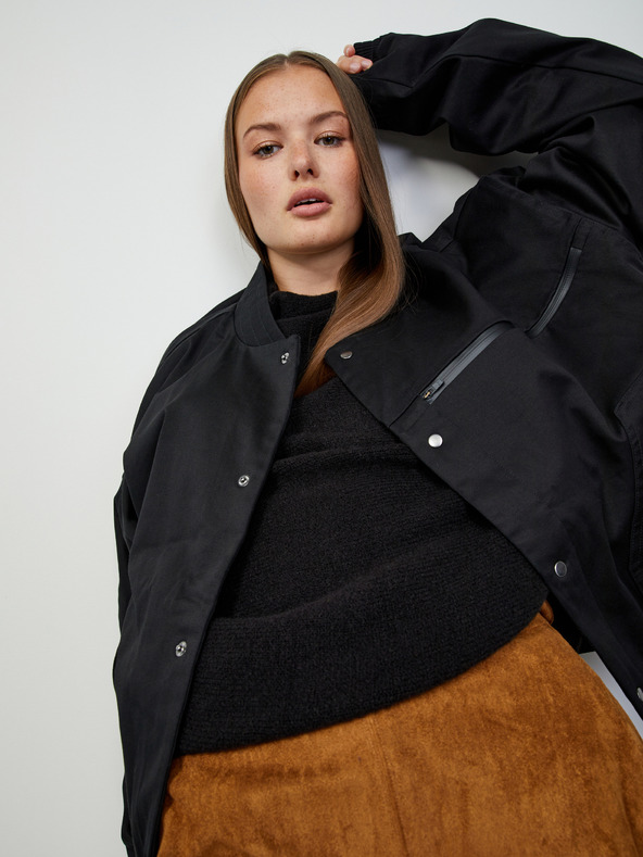 ZOOT.lab Crni ženski oversize džemper ZOOT.lab Glynne