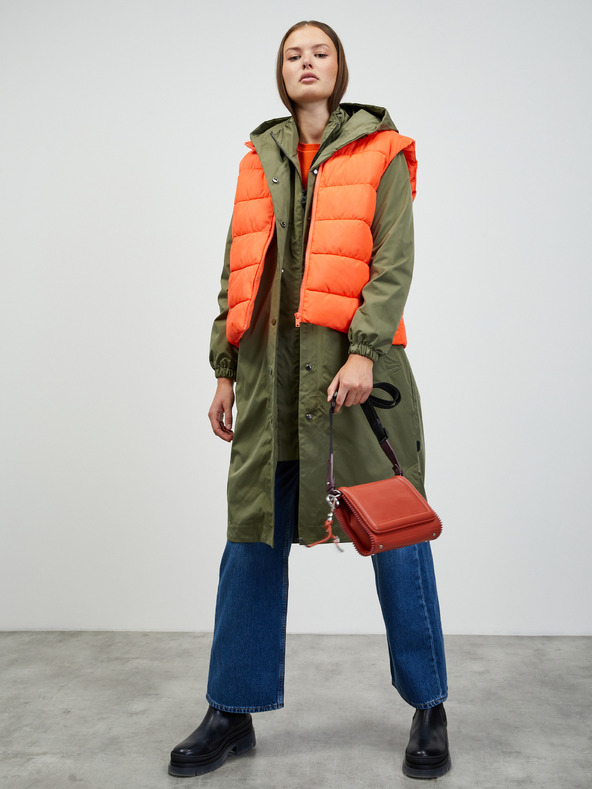 ZOOT.lab Kaki ženska duga parka s kapuljačom ZOOT.lab Sadie