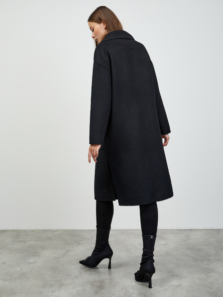 ZOOT.lab Crni ženski prijelazni kaput sa ZOOT.lab Kalita dodatkom vune