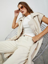 ZOOT.lab Krem ženske traperice ravnog kroja ZOOT.lab Quinn