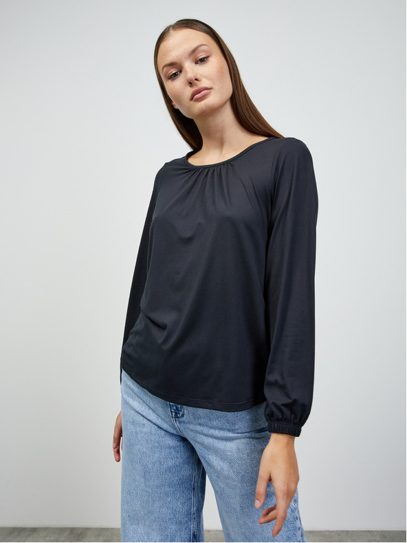 ZOOT.lab Crna ženska basic majica dugih rukava ZOOT.lab Luna