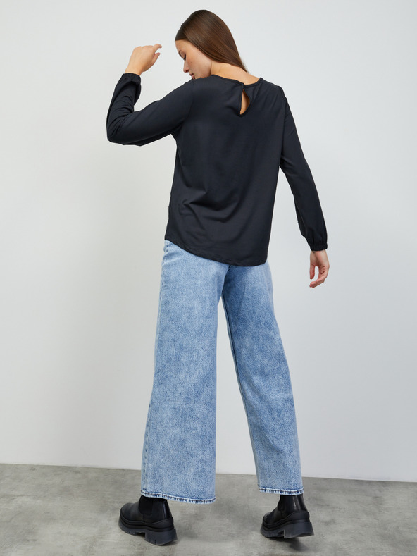 ZOOT.lab Crna ženska basic majica dugih rukava ZOOT.lab Luna