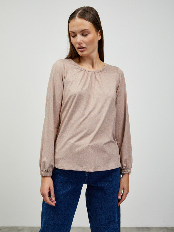 ZOOT.lab Bež ženska basic majica dugih rukava ZOOT.lab Luna