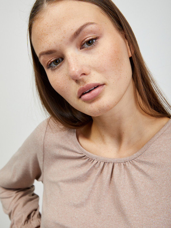 ZOOT.lab Bež ženska basic majica dugih rukava ZOOT.lab Luna