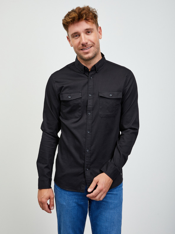 ZOOT.lab Crna muška košulja ZOOT.lab Stanley