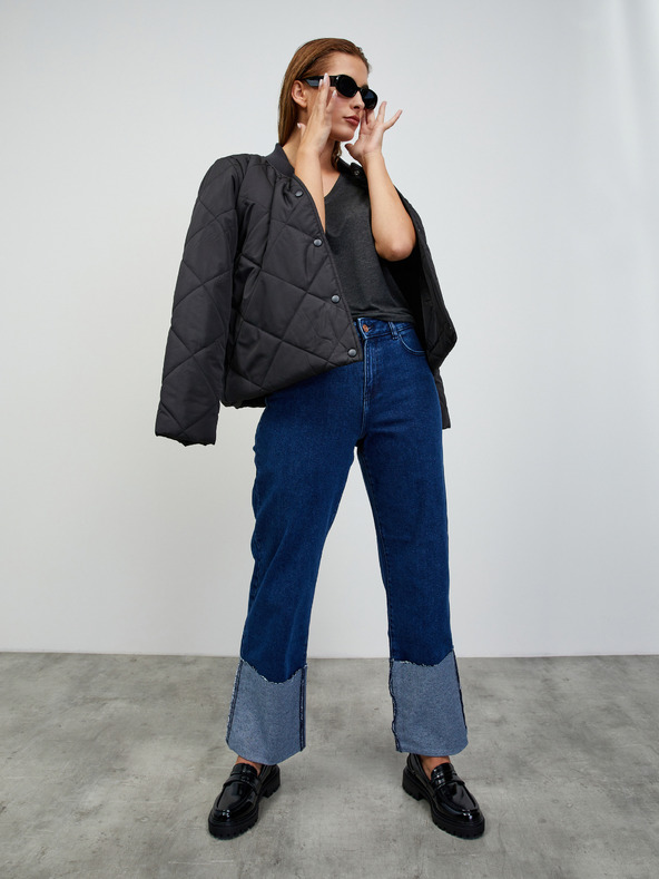 ZOOT.lab Tamno siva ženska tigrasta basic majica ZOOT.lab Adriana 4