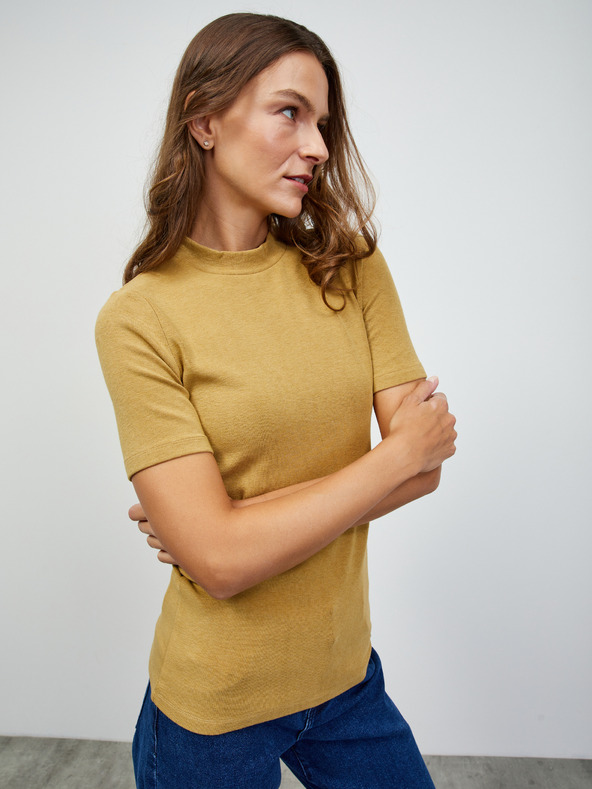 ZOOT.lab Senf ženska basic majica ZOOT.lab Bobbi