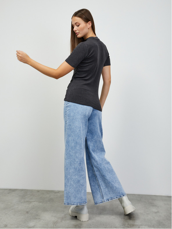 ZOOT.lab Tamno siva ženska tigrasta basic majica ZOOT.lab Bobbi