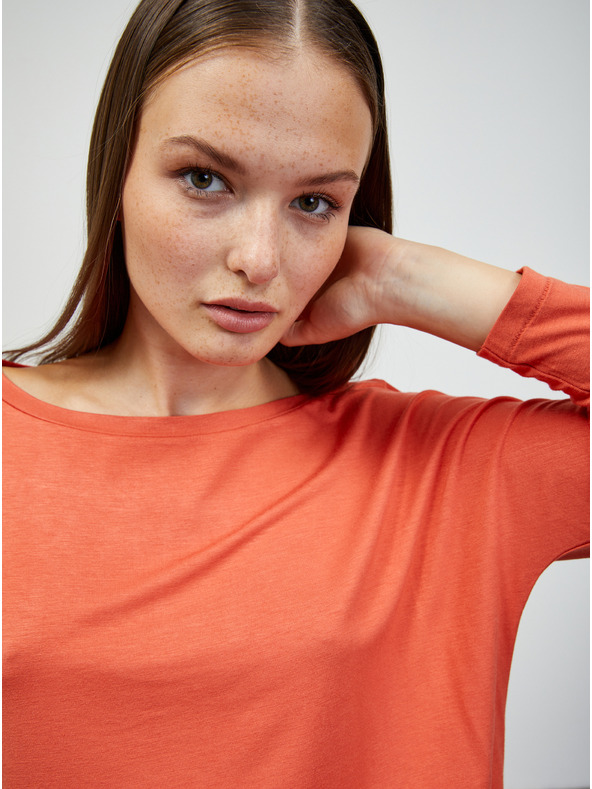 ZOOT.lab Koraljna ženska basic majica ZOOT.lab Leticia