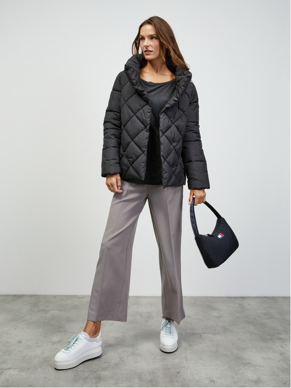 ZOOT.lab Tamno siva ženska tigrasta osnovna majica dugih rukava ZOOT.lab Leticia